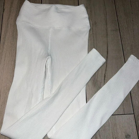 Year of Ours white Ribbed Leggings - Picture 3 of 4